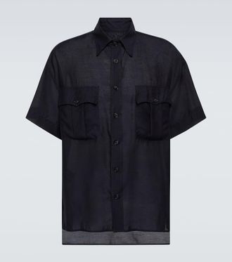 Giorgio Armani Jersey bowling shirt
