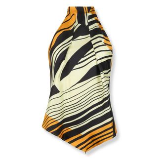 Raquel Diniz Sleeveless Tops, female, Multicolor, Size: L Top Foulard