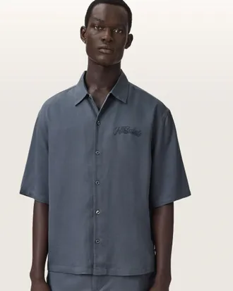 AllSaints Circe Oversized Short Sleeve Shirt