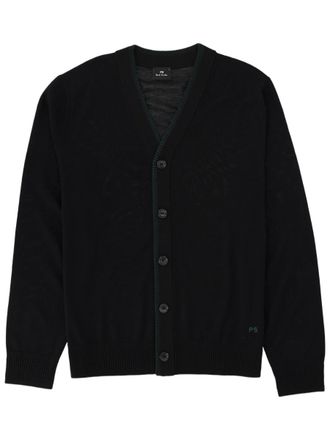 Paul Smith V-Neck Button-Down Merino Wool Cardigan
