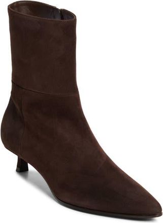 Jimmy Choo London Lory Kitten Heel Ankle Boot in Chocolate at Nordstrom, Size 10.5Us