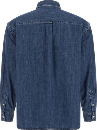 Polo Ralph Lauren Logo-Embroidered Denim Shirt - Blue