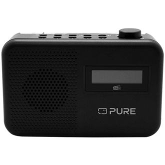 Pure Elan One2 Radio Port&aacute;til Dab+/fm Con Bluetooth 5.1 (pantalla Lcd, 10 Botones De Memoria, Funciona Con 4 Pilas Aa) Negro Carb&oacute;n - Pure