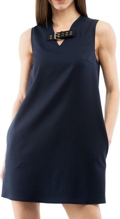 Moschino Womens Blue Polyester Casual Dress