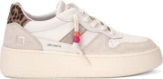 D.A.T.E. Court Platform Vintage - Dames - Sneakers - Veelkleurig - 39 EU - Katoen - Schoenen