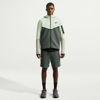 Nike Mens Tech Fleece Shorts in Green | IM0693-303