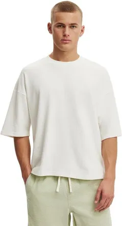 Cotton On Mens Cropped Fit T-Shirt in Vintage White Terry at Nordstrom, Size X-Large