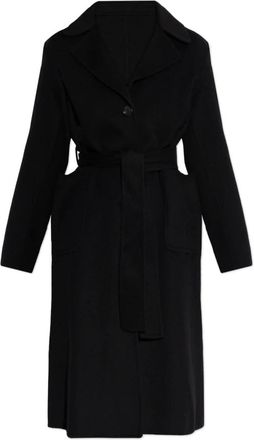 Add Single-Breasted Coats, female, Black, Size: 2XS Wool Coat