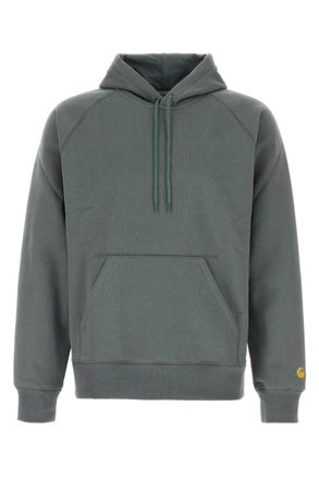 Carhartt Work in Progress Green Solid Hoodie