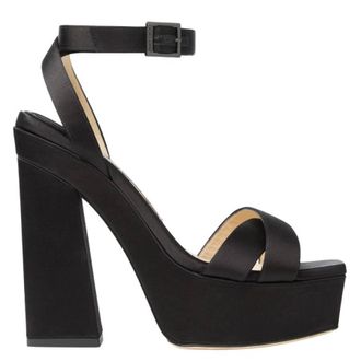 Jimmy Choo London Gaia 140 Satin Platform Sandals, Brand Size 36.5 ( US Size 6.5 )
