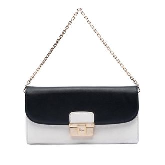 Dior Pre-owned Dior Bicolor Calfskin Diorling Wallet on Chain Ladies Z6G9POKXKS44ZV9H