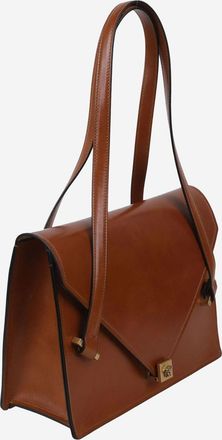 Versace Womens Shoulder Bag Severine Leather Brown
