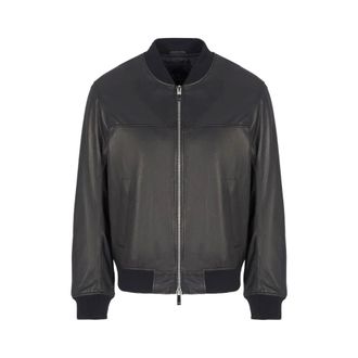 A|X Armani Exchange Bomber Jackets, male, Black, Size: 2XL Giubbino