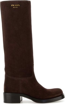 Prada Brown Suede Boots