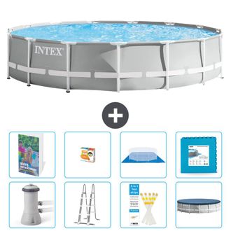Intex Piscina Prism Frame Redonda - 457x107 Cm - 9-piezas S570