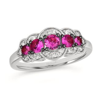 Le Vian Ladies Passion Ruby Rings set in 14K Vanilla Gold