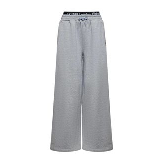 John Richmond Dames, Broeken, Grijs, Maat: XL Katoen