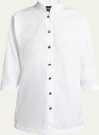 Giorgio Armani Cotton Poplin Button-Down Shirt