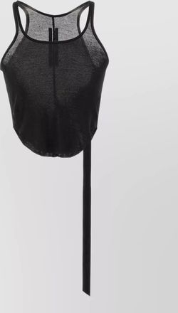 Rick Owens cotton slim-fit cropped tank top