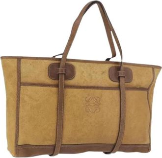Loewe Pre-owned Canvas Tote Bag - Dames - Vintage Shopper - Beige - ONE Size - Vintage
