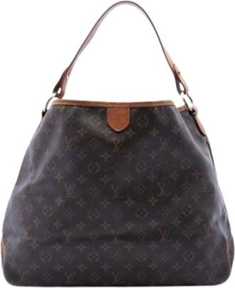 Louis Vuitton Pre-owned Delightful MM - Dames - Vintage Schoudertas - Bruin - ONE Size - Leer - Vintage