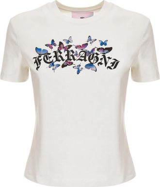 Chiara Ferragni T-shirts en Polos - Dames - T-shirts - Wit - 2XS - Katoen - Tops