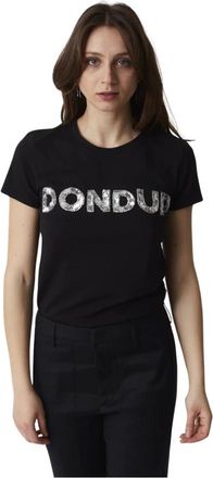 Dondup Casual T-Shirt - Dames - T-shirts - Zwart - M - Tops
