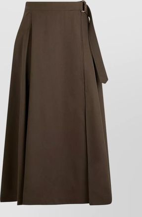 Burberry wool a-line maxi skirt