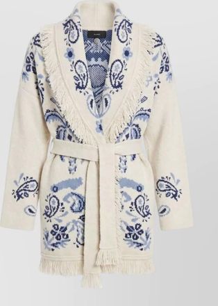 Alanui wool cashmere cape