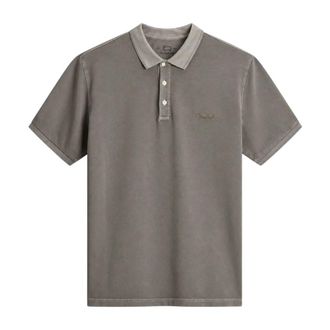Woolrich Polo Shirts, male, Gray, Size: XL Mackinack Polo