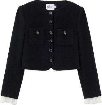 Self Portrait Button Down Jacket