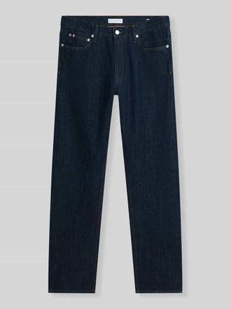 Tommy Hilfiger Straight Fit Jeans aus reiner Baumwolle in Marine, Gr&ouml;&szlig;e 30/32