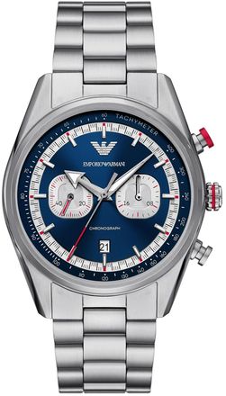 Emporio Armani Racer Heren Zilveren Horloge AR11676