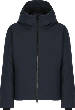 Save The Duck Gewatteerde Jas met Capuchon - Heren - Windbreakers - Blauw - 2XL - Fitness