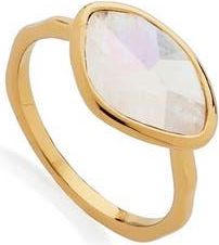 Monica Vinader Petal Ring in Yellow Gold at Nordstrom Rack, Size 8