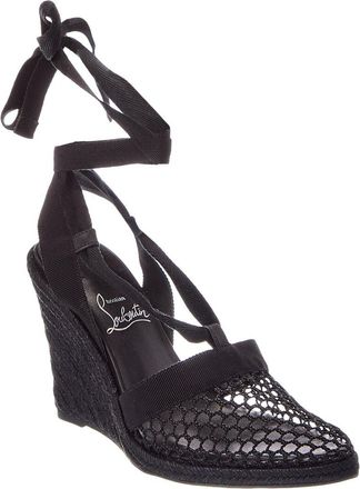 Christian Louboutin Cotton Mesh Sandal