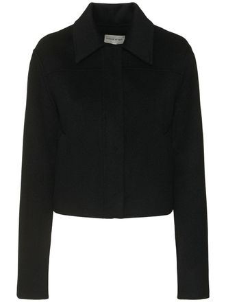 Loulou Studio Camila jacket in burgundy wool from $354.43