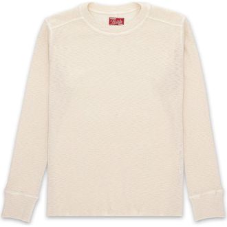 Fortela Geremia Waffle Knit Jersey in Off White at Nordstrom, Size Xx-Large