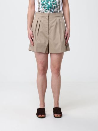 Max Mara Shorts a vita alta in cotone con tasche America