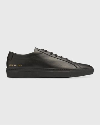 Common Projects Men & apos;s Achilles Leather Low-Top Sneakers