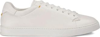 Doucal's Leren Sneaker - Heren - Sneakers - Wit - 40 EU - Leer - Schoenen