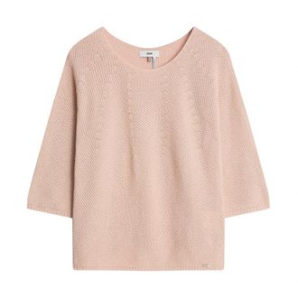 Cinque Ciblumo Pullover - Dames - Ronde hals truien - Roze - XS - Katoen - Truien & Vesten