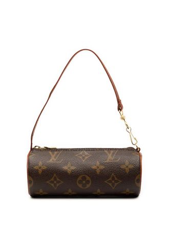 Louis Vuitton 1990-2021 Monogram Papillon Pochette handbag - women - Fabric - One Size - Brown