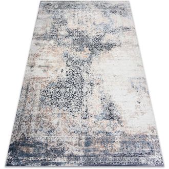 RugsX Rugsx - andre 1016 washing carpet Ornament, vintage anti-slip - beige beige 120x170 cm