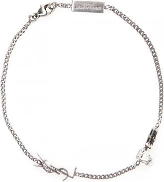 Saint Laurent Heren, Accessoires, Grijs, Maat: L