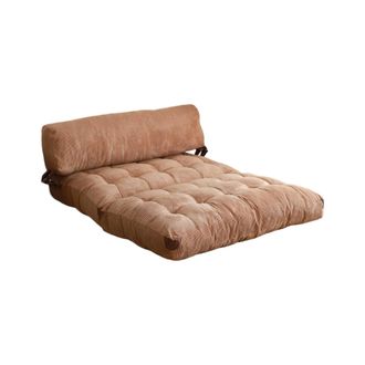 Dmora Sof&aacute; Cama 2 Plazas Surigae, Con Almacenaje, Reclinable, Asientos 2, 120x75 Cm Marr&oacute;n