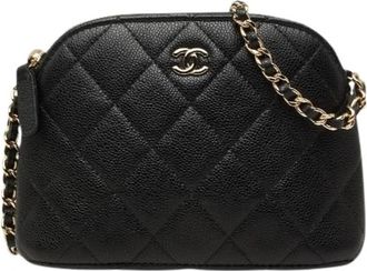 Chanel Pre-owned Matelasse Caviar Shoulder Bag - Dames - Vintage Schoudertas - Zwart - ONE Size - Leer - Vintage