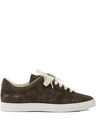 Common Projects Achilles suede sneakers - men - Leather/Leather/Suede - 41 - Brown