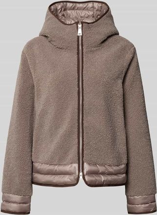 Fuchs Schmitt Jacke mit Kapuze in Taupe, Größe 40