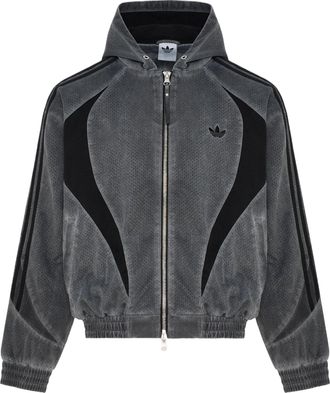 adidas Street M Mesh Jacket Asia Sizing Dark Grey KX0815